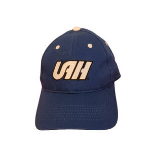 HMI Headwear Blue UAH Collegiate License Product Hook & Loop Men's Cap Hat